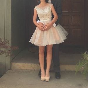 Sherri Hill Prom Dress - white, short, size 0-2